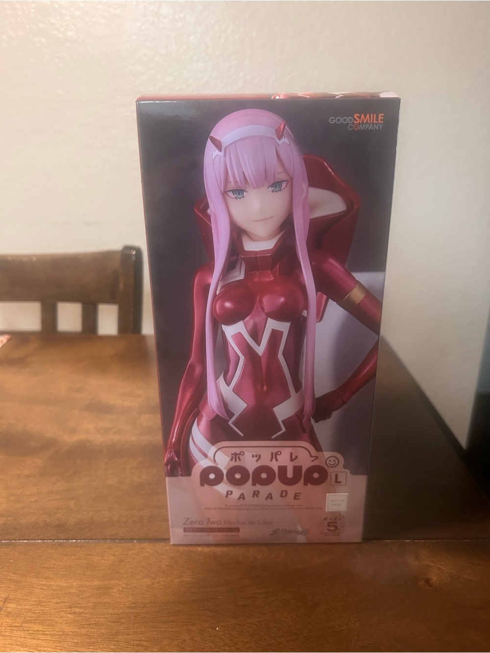 Good Smile Company POP UP PARADE Zero Two Figure - EMPTY BOX NO TOY INCLUDED